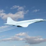 Concorde in flight