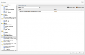 Update OCSM CSV Limit Settings
