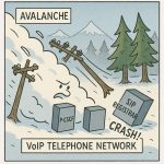 Avalanche into VoIP Telephone Network